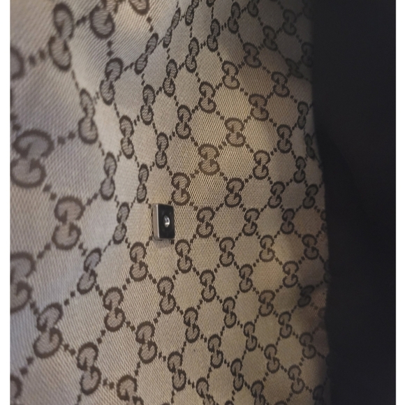 Gucci GG Eclipse Purse Brown Tan Logo Canvas Fabric Shoulder Bag Designer Retro - Picture 16 of 16